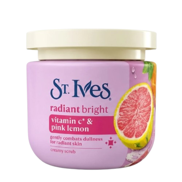 St. Ives Radiant Bright Vitamin C & Pink Lemon Creamy Scrub 300g