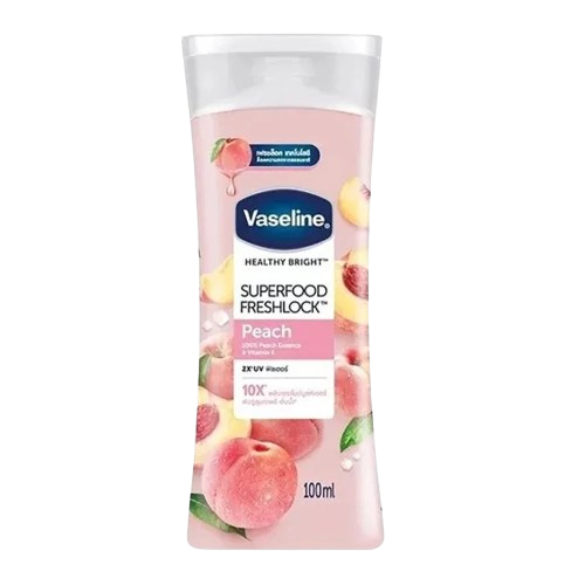 Vaseline Healthy Bright Superfood Freshlock Peach Body Lotion 100Ml