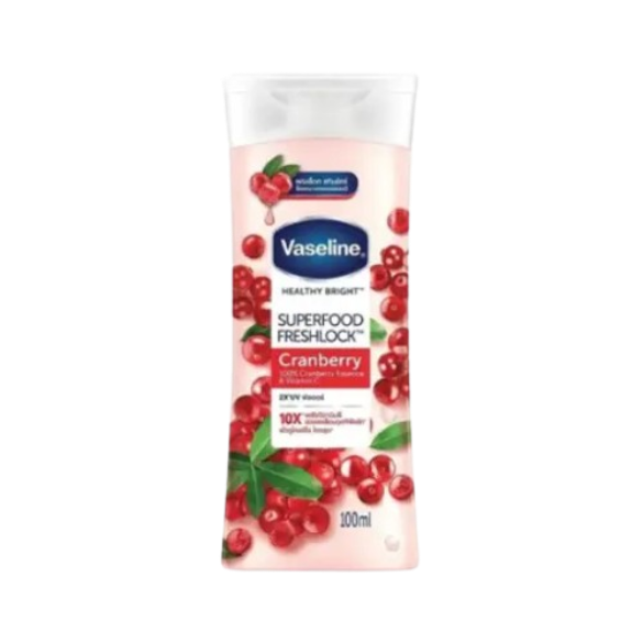 Vaseline Healthy Bright Superfood Freshlock Cranberry Body Lotion 100Ml