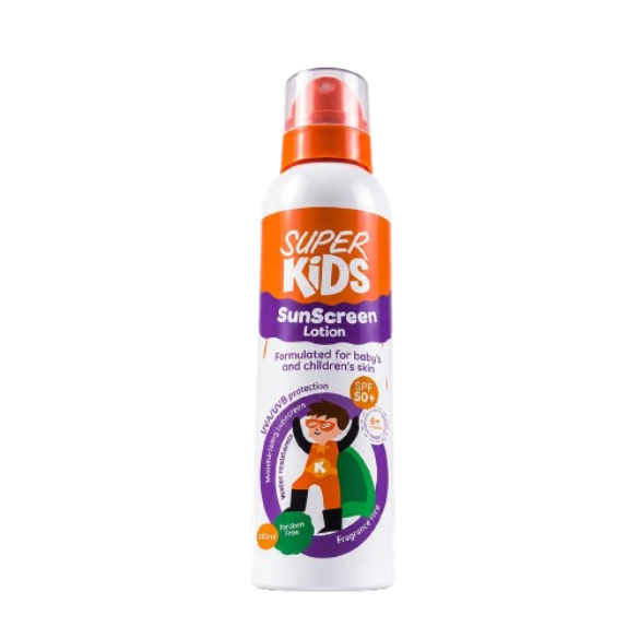 Super Kids Sunscreen Lotion SPF50+ 200Ml