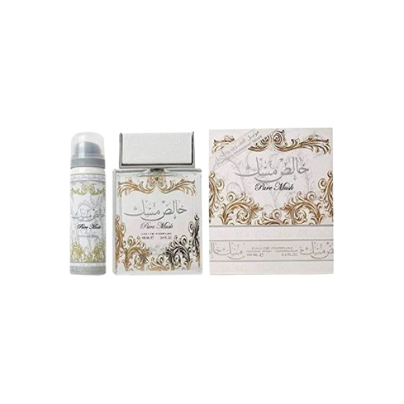 Lattafa Pure Musk EDP 100Ml + Perfumed Spray 50Ml