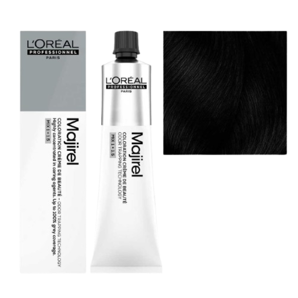 L'Oreal Professionnel Majirel 1 Black 60Ml