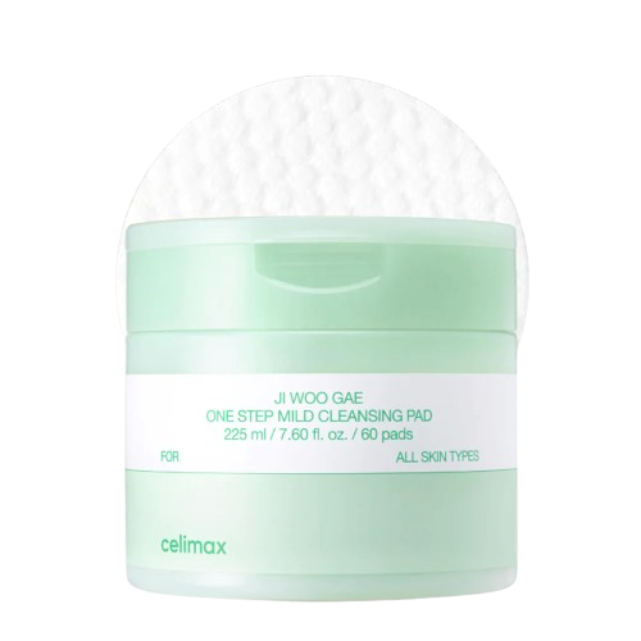 Celimax JiWooGae One Step Mild Cleansing Pad Facial Cleansing Pads 60pcs /225Ml
