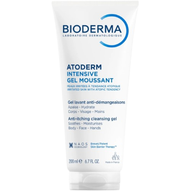 Bioderma Atoderm Intensive Gel Moussant for Very Dry Skin 200ml