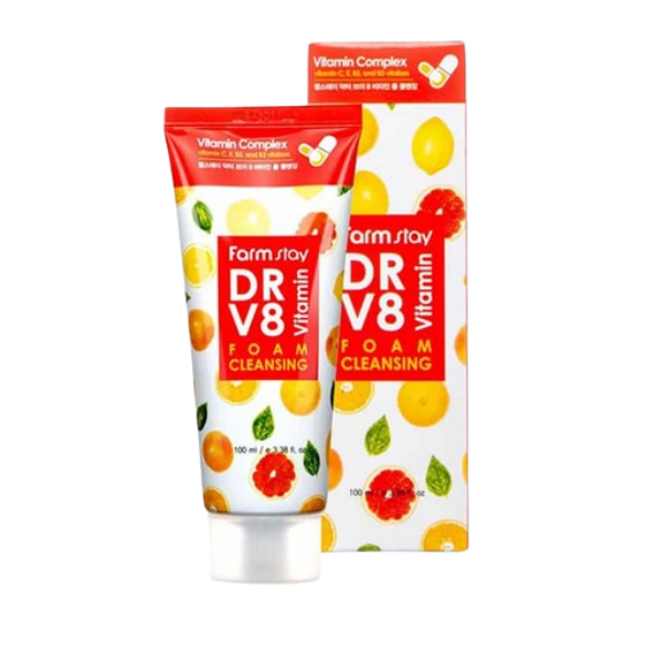 Farm Stay Dr-V8 Vitamin Foam Cleansing 100Ml