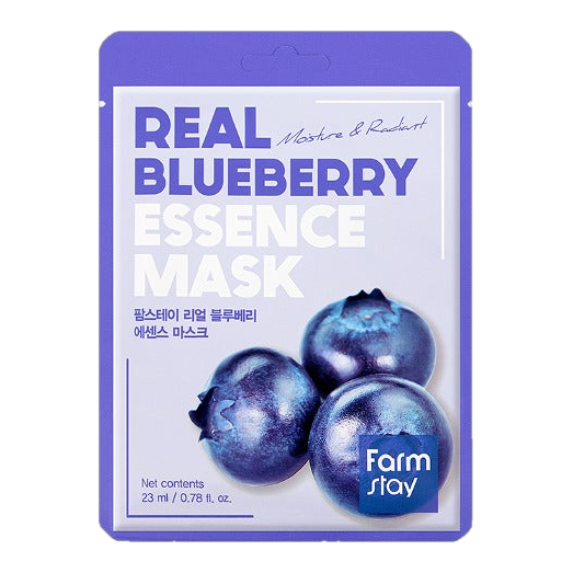 Farmstay Real Blueberry Essence Mask 23Ml