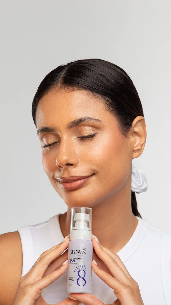 Glow8 Face & Skin Mist HOCL Facial Spray 50Ml
