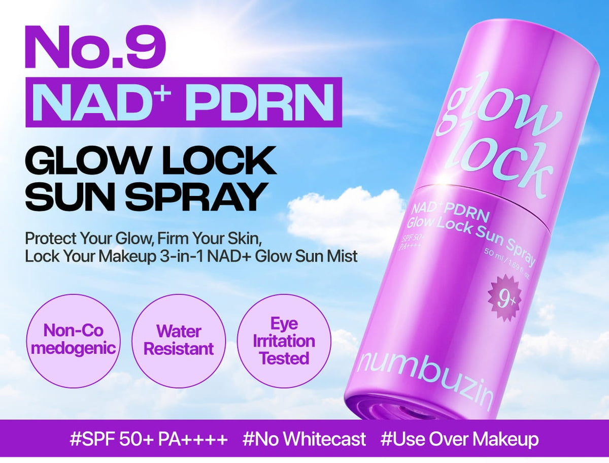Numbuzin No.9 NAD+ PDRN Glow Lock Sun Spray SPF50+ PA++++ 50Ml