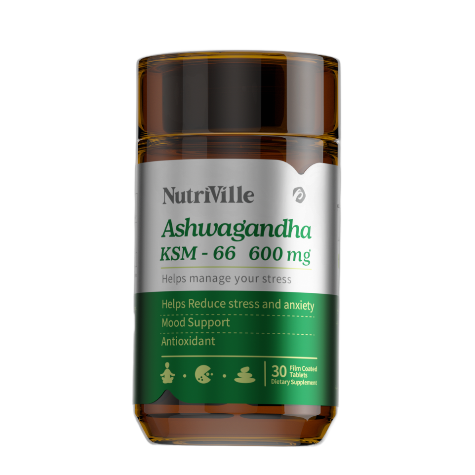 Nutriville Ashwagandha KSM-66 600mg 30 Tablets