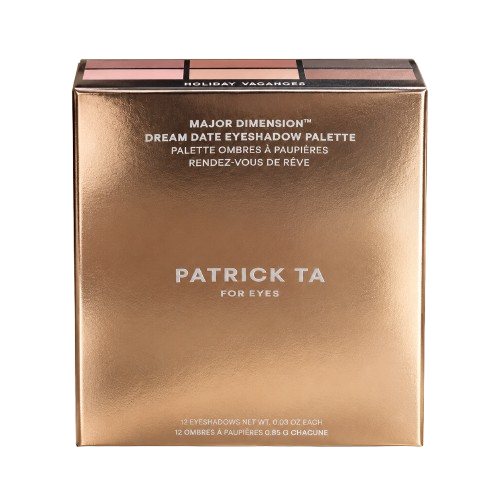 Patrick Ta Major Dimension Dream Date Eyeshadow Palette Holiday Vacances 10.5g