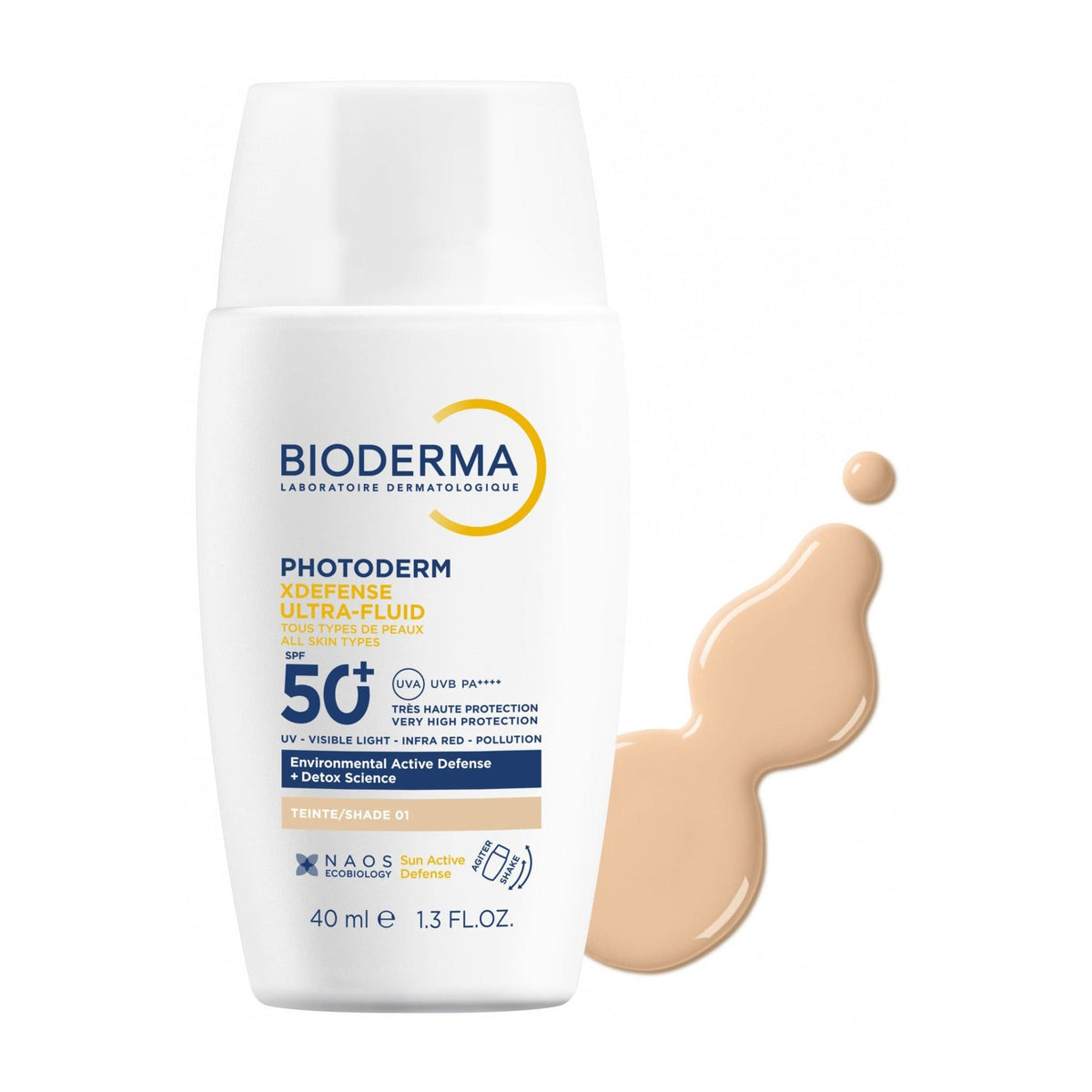 Bioderma Photoderm Xdefense Ultra Fluid SPF 50+ Tinted Sunscreen Shade 01 40Ml