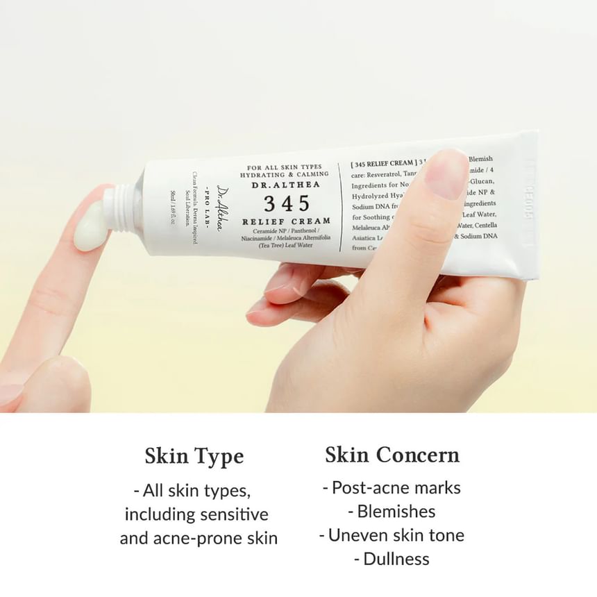 Dr. Althea 345 Relief Cream New Formula 50Ml