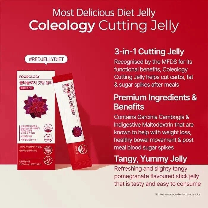 Foodology Coleology Cutting Jelly 10Sticks × 250g