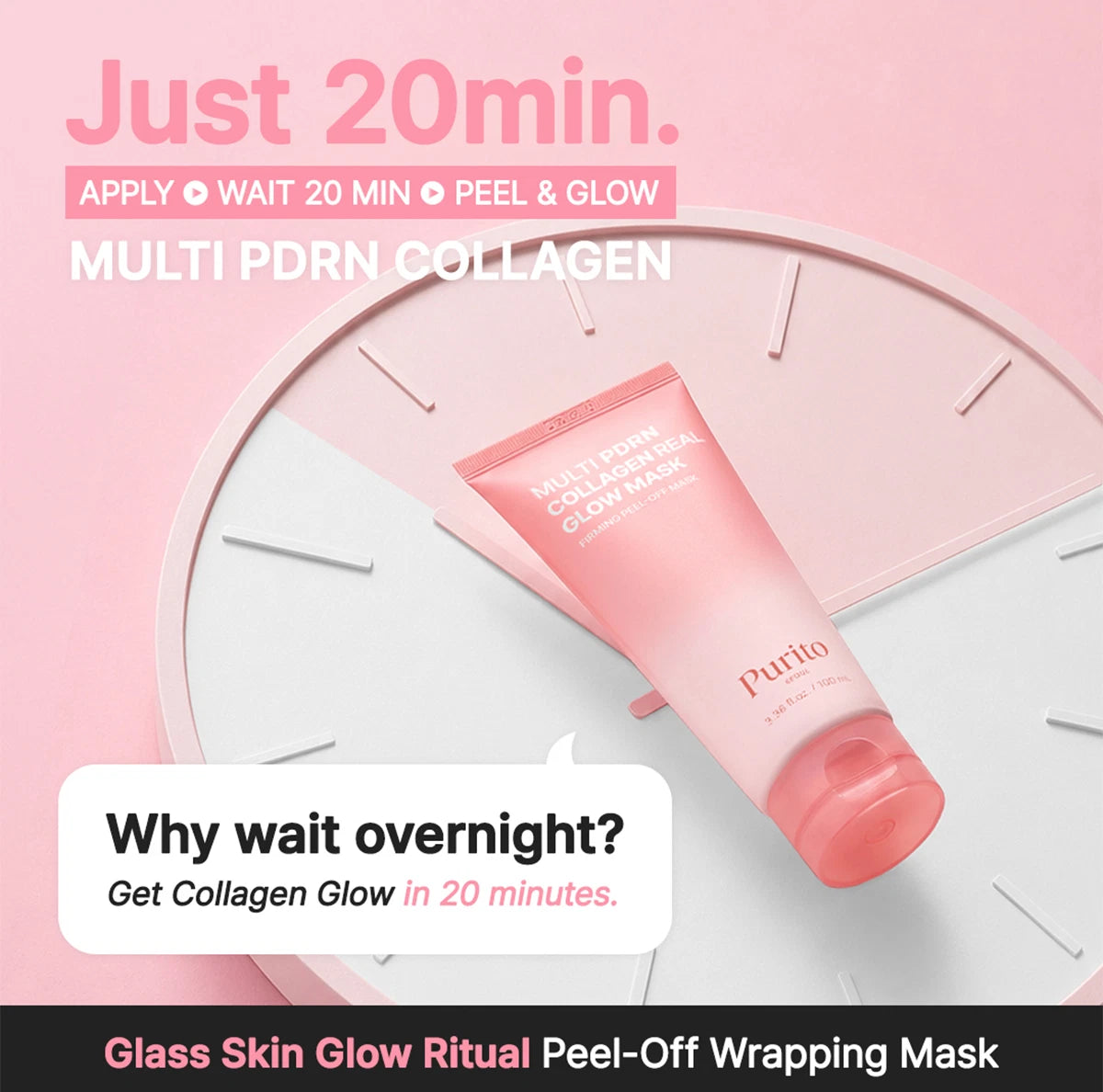 Purito Seoul Multi PDRN Collagen Real Glow Mask 100Ml