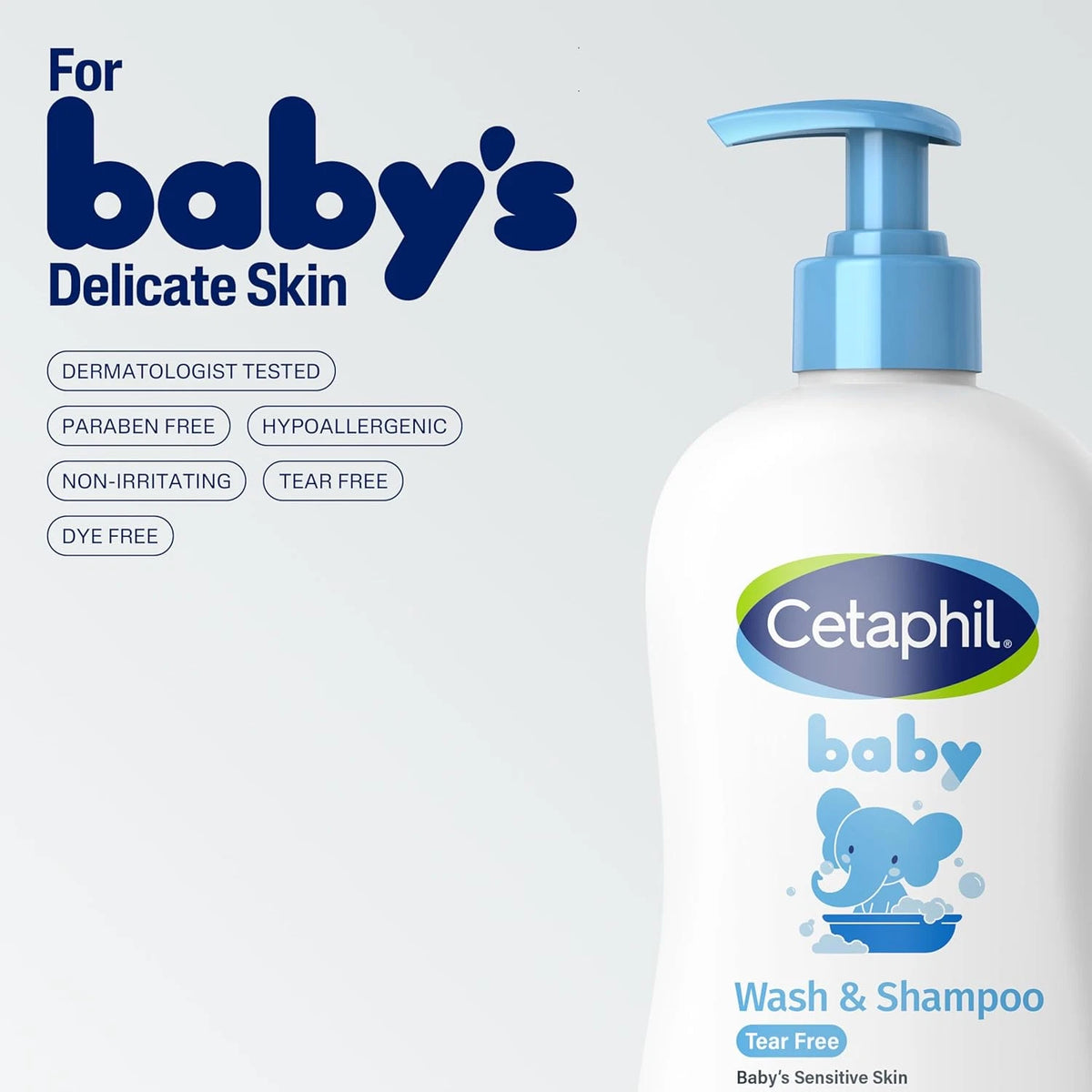 Cetaphil Baby Wash & Shampoo 230Ml