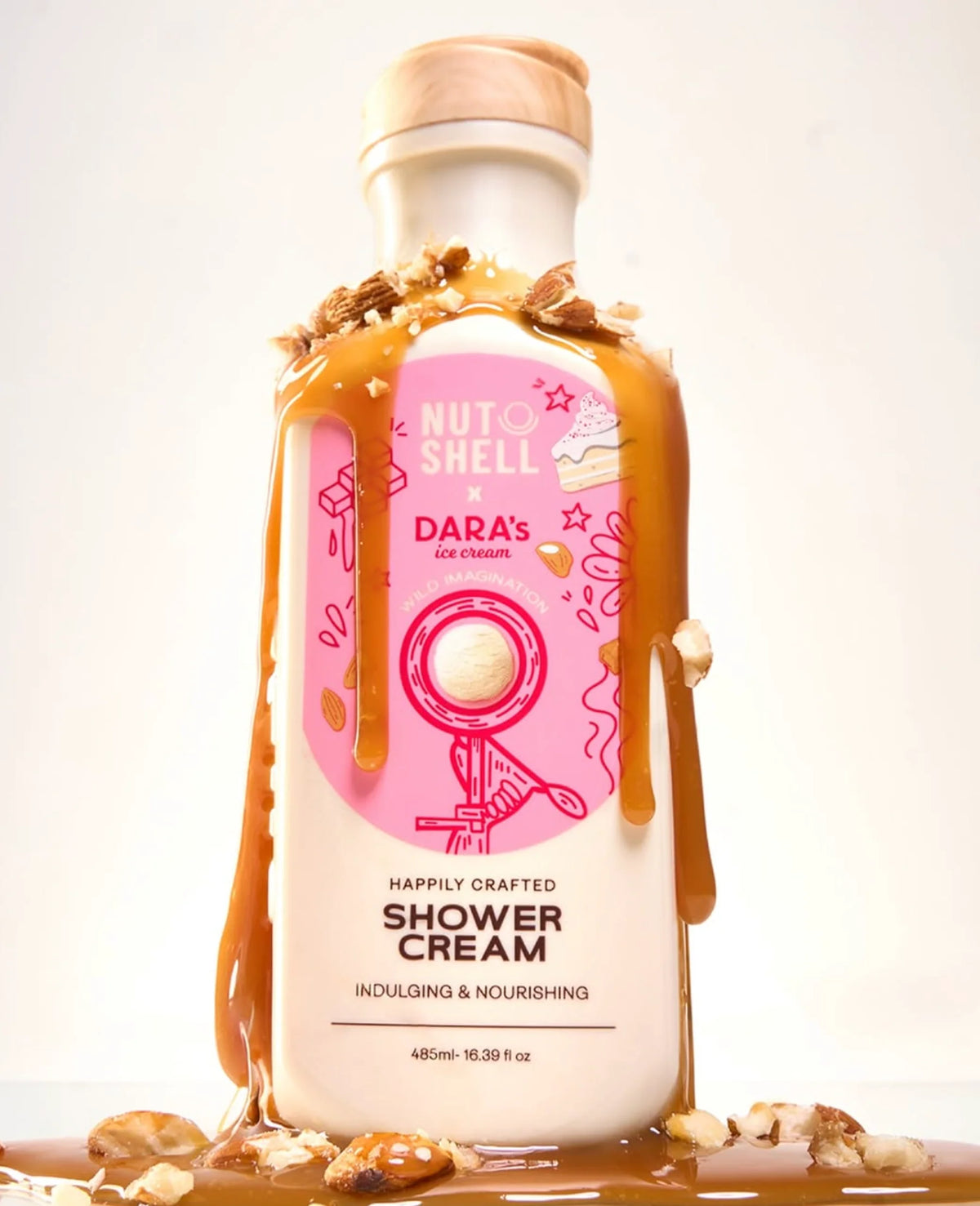 Nutshell x Dara's Shower Cream 485Ml